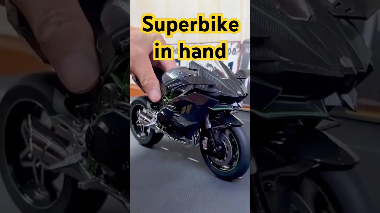 Kawasaki ninja h2r — own the world's fastest bike in mini scale!