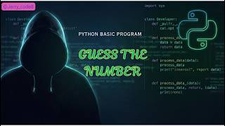 Python Basic Program: Building a number guessing game Python Bangla Tutorial 2021 Python Number Guessing Game