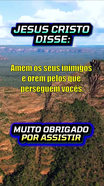 Jesus Cristo disse: Amem os seus inimigos. #shorts #osenhorjesuscristo #senhorjesuscristo