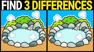 【Hard Spot the Difference】 Finding All 3 Differences in Time is Very Hard 【Find the Difference #413】