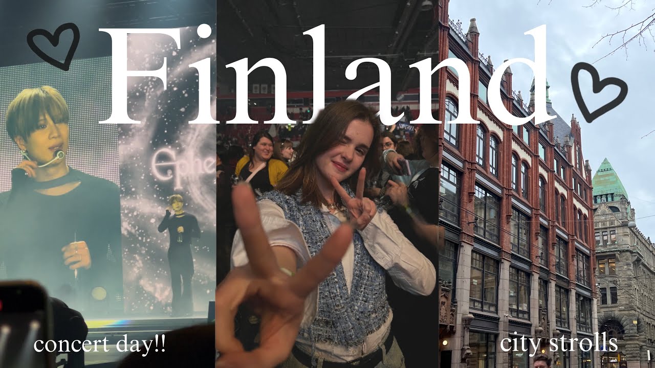 TAEMIN in FINLAND 🇫🇮✨ | Concert + City Vibes 🎤💙🏙️