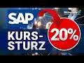SAP Aktienanalyse - Kurssturz um 20 Prozent. Ist die Aktie ein Kauf?