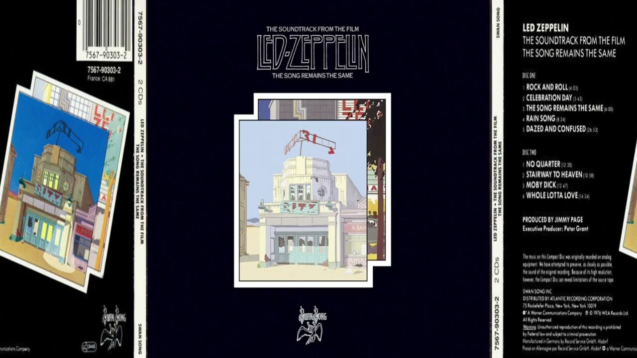 レッド・ツェッペリン The Song Remains the Same・帯付き Led Zeppelin - The Song Remains The same (Full Album 2CD 1976