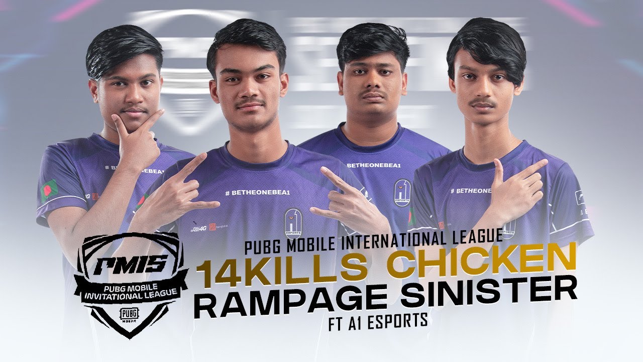 14 KILL CHICKEN DINNER IN PMIS | A1ESPORTS | HIGHLIGHTS