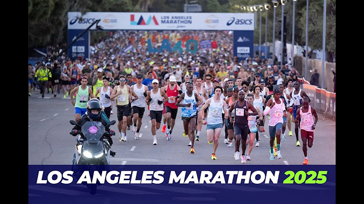 MARATÓN DE LOS ÁNGELES 2025