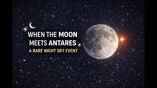 When the Moon Meets Antares | A Rare Night Sky Event screenshot 2