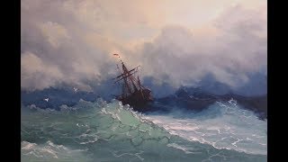 🔝 ХуДоЖнИкИ Морской пейзаж, картина маслом, Александр Григорьев 🔝 ХуДоЖнИкИ Морской пейзаж, картина маслом, Александр Григорьев