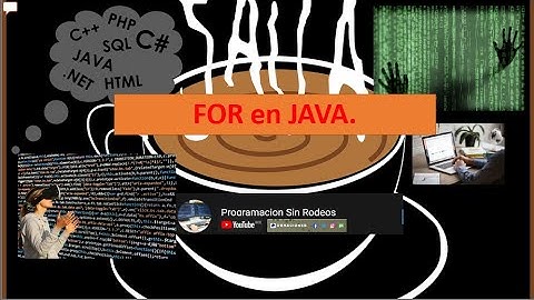 FOR JAVA 2021 como inicializar el ciclo for.