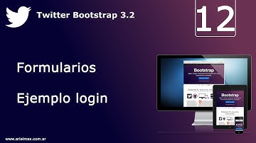 12 cursos de bootStrap3.2   formulario login
