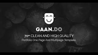 Gaando - Responsive Portfolio And Multipurpose HTML Template | Themeforest Website Templates and