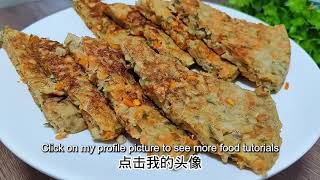 How To Make Asian Homemade Pizza With Egg, Eggplant, Sausage And Carrot