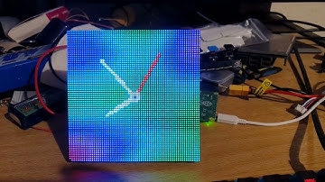 Raspberry Pi Zero W 2 and LED Matrix HUB75 display 2