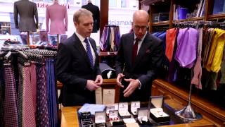 Tie Etiquette: The Royal Butler Visits Dege & Skinner bespoke tailors, Savile Row in London