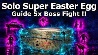 Solo Super Easter Egg Guide And Full Boss Fight ! (Black Ops Zombies) screenshot 4