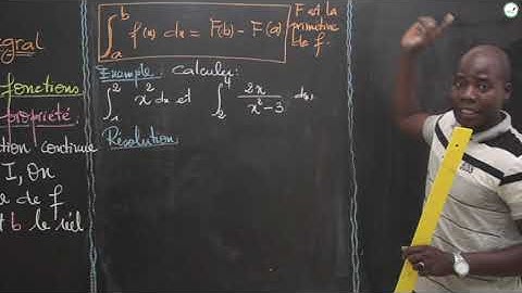 Cours - Terminale L - Mathématiques : Calcul Intégrale / M. Mbow