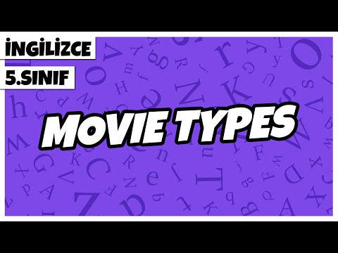 5. Sınıf İngilizce - Movie Types | 2022