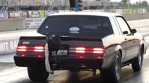 Turbo Buick Grand National Makes 8.74 pass drag racing