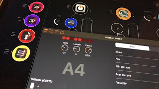 ShiftBud - Generative Random Looping MIDI Sequencer - Demo for the iPad Profile
