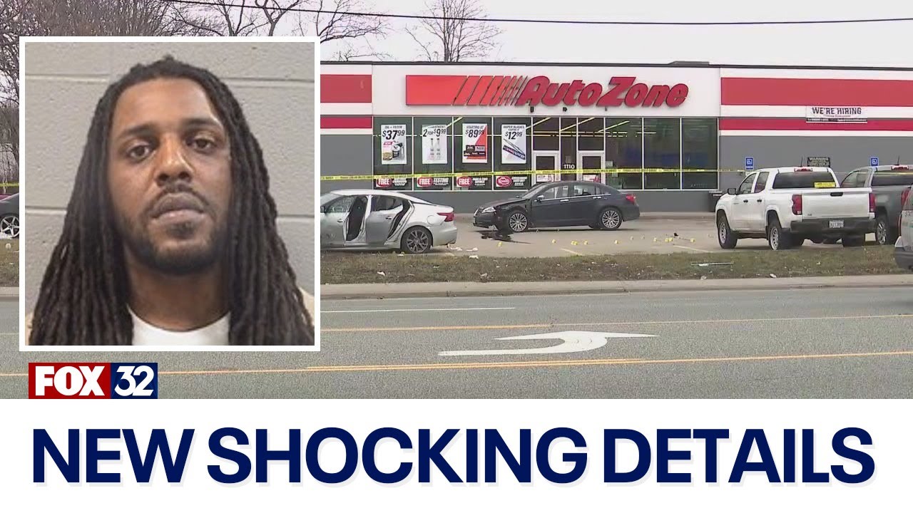 Murder suspect charged in Dolton AutoZone mass shooting - YouTube