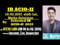 18.02.2021 Shift-1 IB ACIO-II Tier-1 Maths Asked Questions | by Nitesh Labh, AIR-96 | CGL Mentor