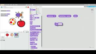 Scratch Tutorial - How to use looks reporter blocks (costume, backdrop name and size)?