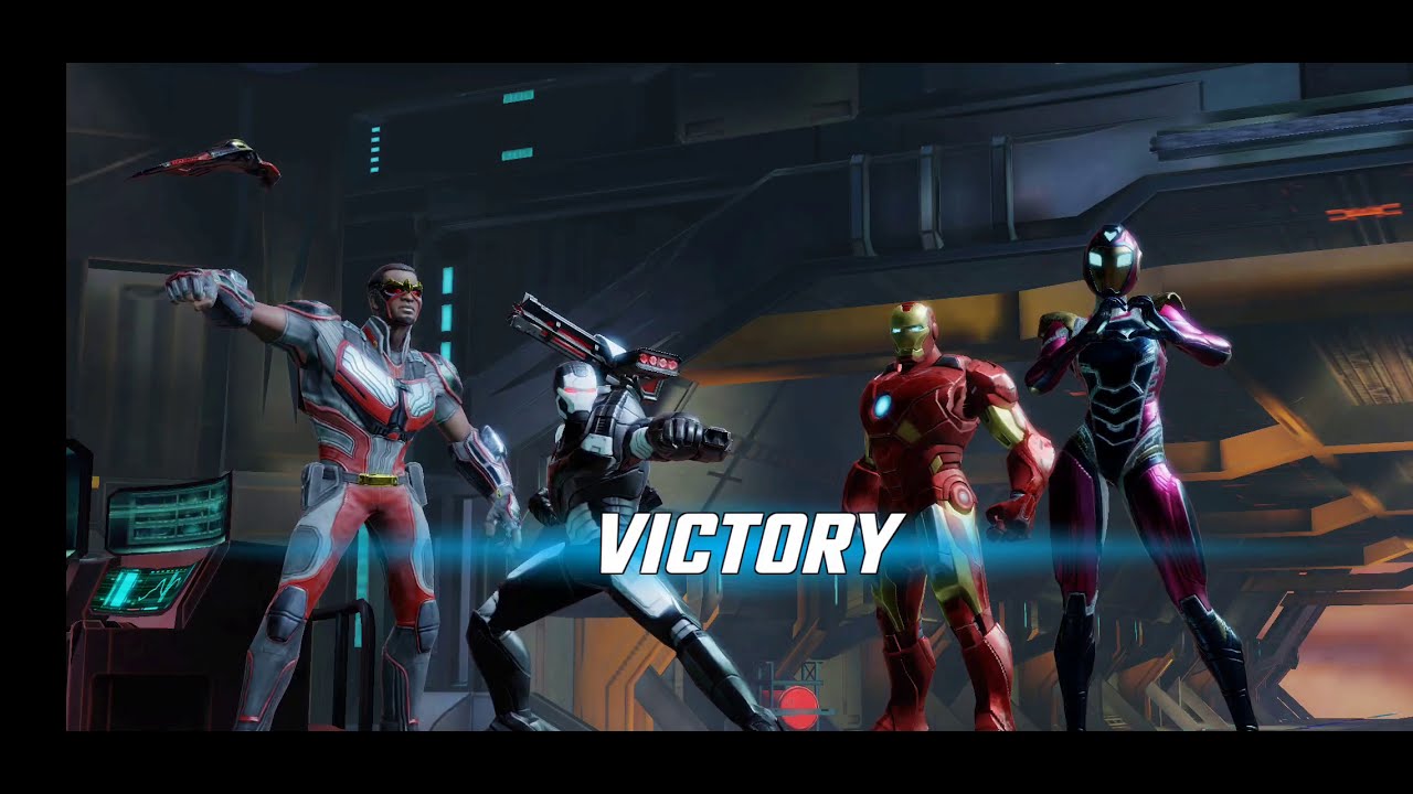 War Offense - 392k Power Armor vs 386k Hydra Red Skull - Marvel Strike Force