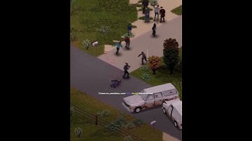 New Car in the Apocalypse... And He Crashed It Immediately!  #projectzomboid #shorts #gaming