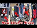 New sticker all bike modify officials 2024  youtubemodified sticker viral.