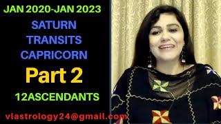 SATURN TRANSITS CAPRICORN | JAN 2020 - JAN 2023 | PART-2 :- VANITA LENKA