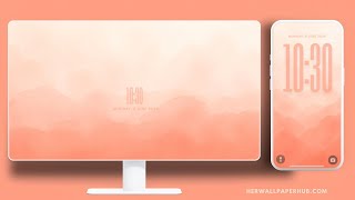 Soft Watercolor Wallpapers 4K  | Minimal Aesthetic Backgrounds for PC, Mac & iPhone | screenshot 1