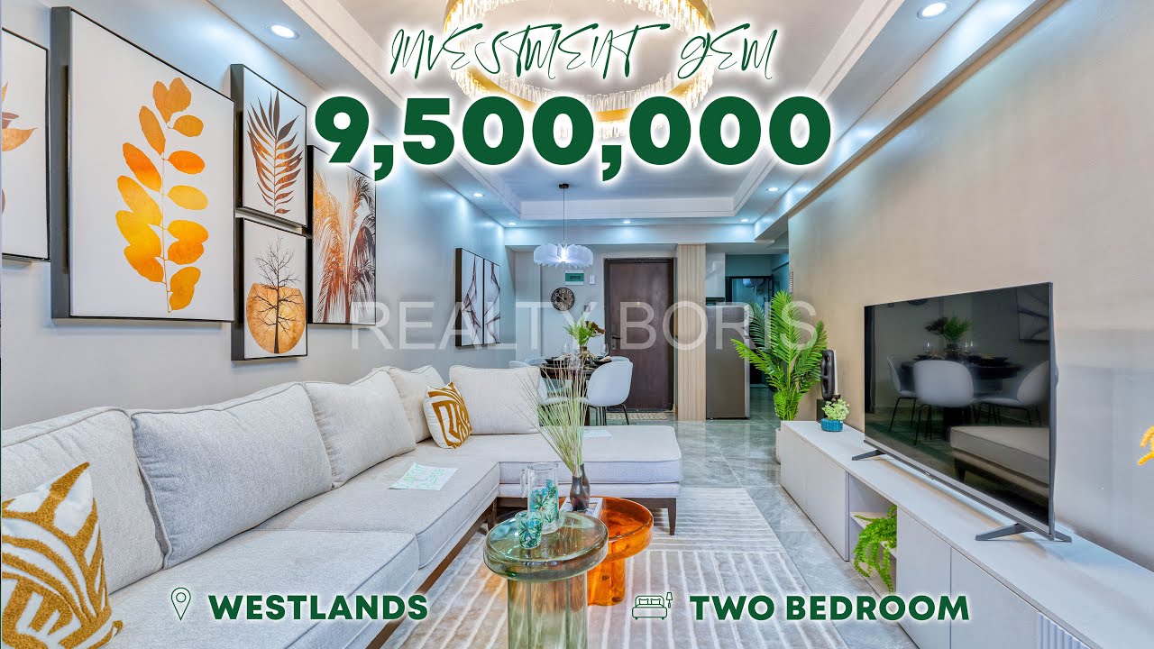 Inside The Best 💹 Investment 2-Bed Apartment in Nairobi | Kenya 💰 KSH 9,500,000 #realestatekenya