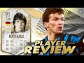 91 SBC MID ICON MATTHAUS PLAYER REVIEW! FIFA 22 ULTIMATE TEAM の動画、YouTube動画。