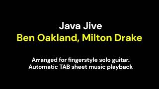 Java Jive / Ben Oakland, Milton Drake（fingerstyle solo guitar TAB）