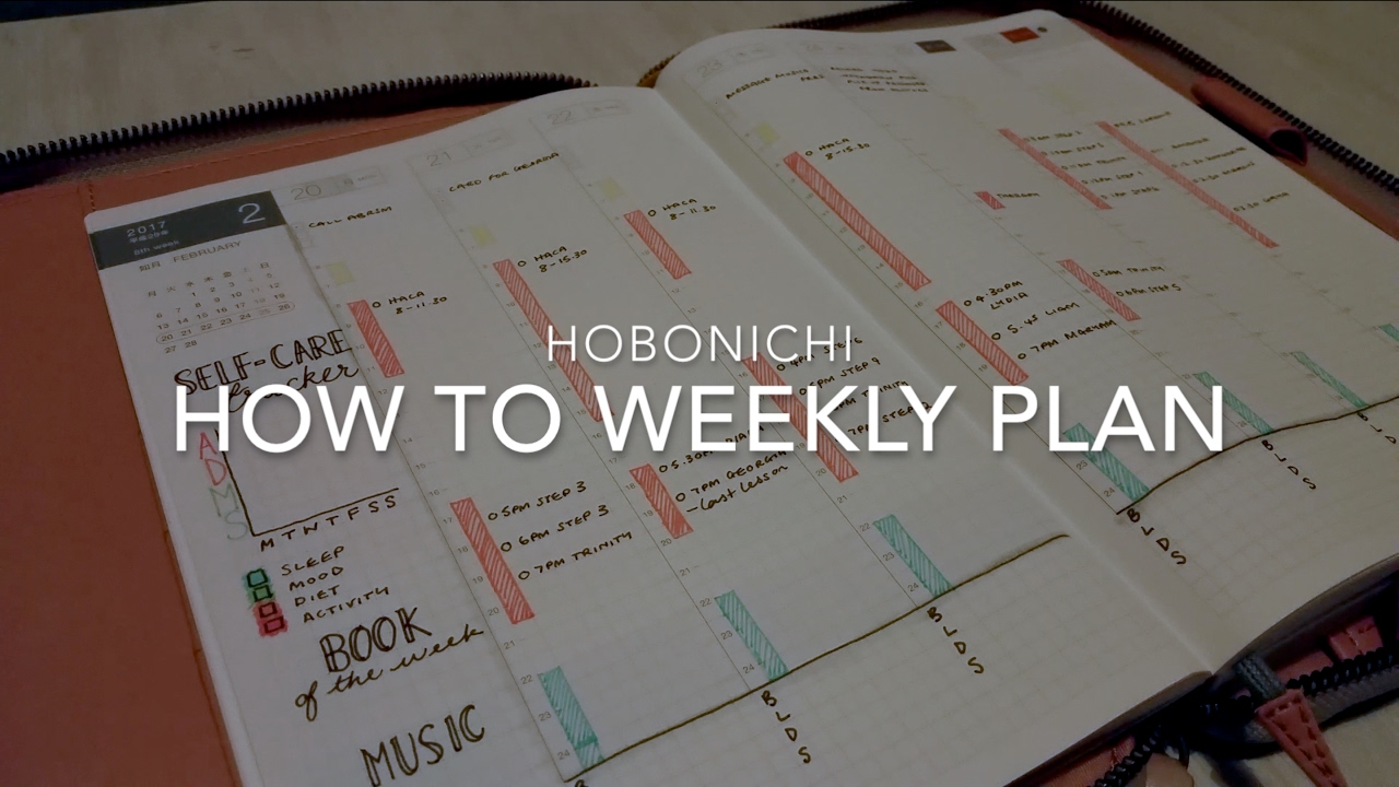 Hobonichi | How to Weekly Plan