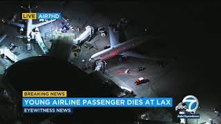 Young girl dies after medical emergency on flight out of LAX | ABC7