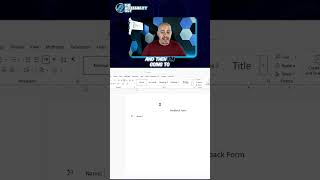 Create an Accessible Form in Word and Save It as a PDF | Accessibility Tutorial