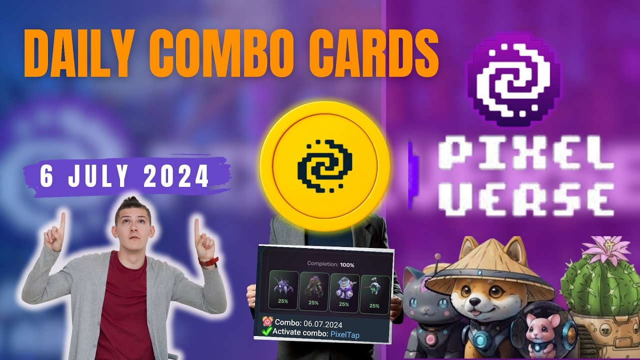 Pixel tap daily combo cards 06 July 2024