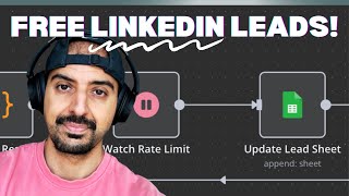 How to Scrape 7000 LinkedIn Leads in 1 Week for FREE! (100% Automated)