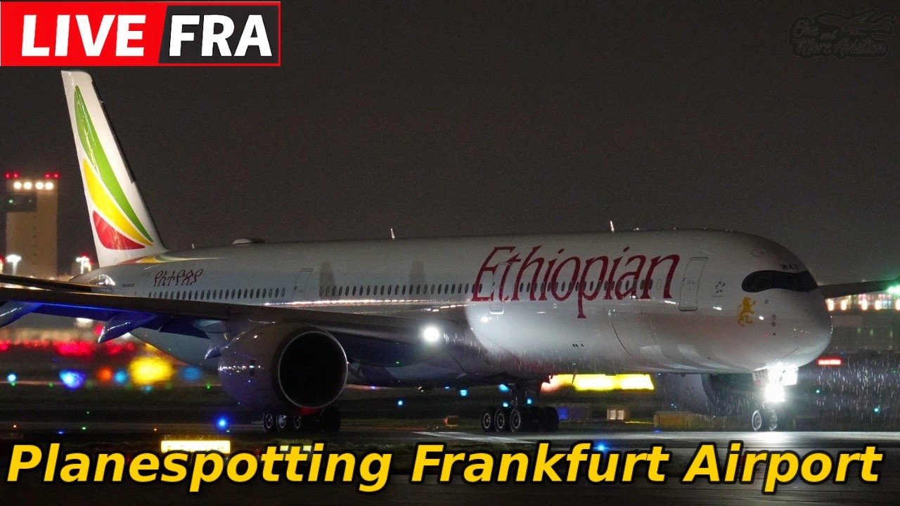 🔴Live Saturday night Planespotting Frankfurt Airport 28.02.2026 Abend Action