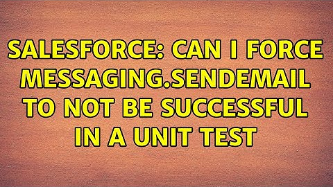 Salesforce: Can I Force Messaging.sendEmail to not be Successful in a Unit Test