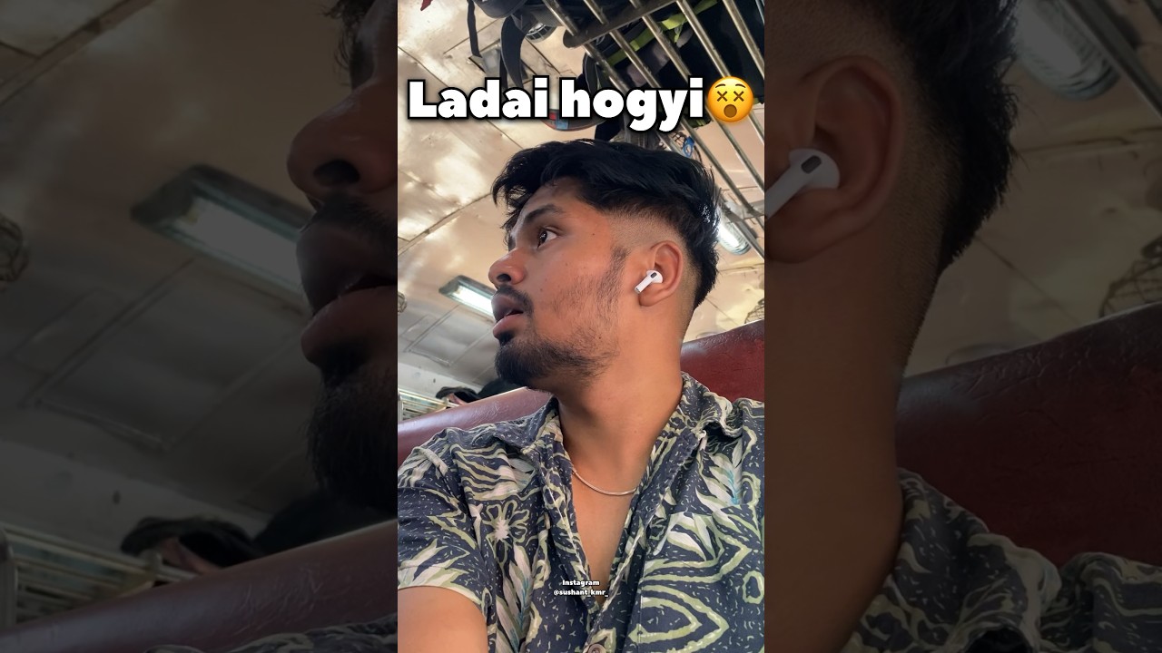 Train में ladai hogyi😵|Minivlog 176| #tranding #unboxing #minivlog #shortvideo #vlog