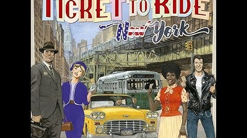 Playthrough - Ticket to Ride: New York from Days of Wonder
