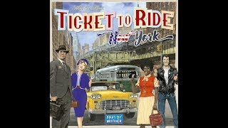 Playthrough - Ticket to Ride: New York from Days of Wonder