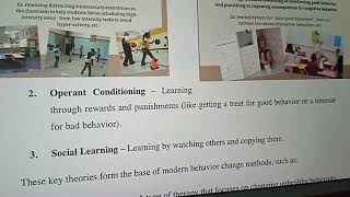 Behavioral modification