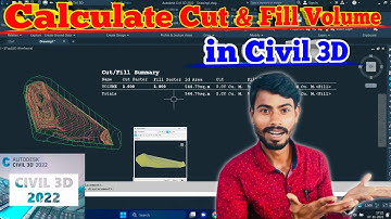 How To Calculate Cutting And Filling Volume in Civil 3D | Autocad Civil3D Surface Volume Calculation