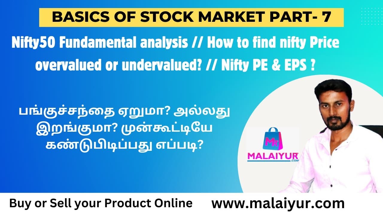 Nifty50 Fundamental analysis // How to find nifty Price overvalued or undervalued? // Nifty PE & EPS