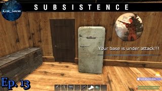 Subsistence - Ep. 13 | Your Base is Under Attack!!! Also...Fridge and Repair Hammer screenshot 5