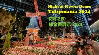 SINGAPORE | Night at Flower Dome: Tulipmania 2024 | 滨海湾花园花穹之夜郁金香花卉展览