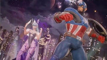 Marvel vs Capcom Infinite Morrigan & Captain America Reveal Trailer