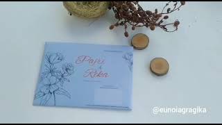 Template Undangan Pernikahan Cetak Soft File CDR #18 | Spesial Wedding Printing